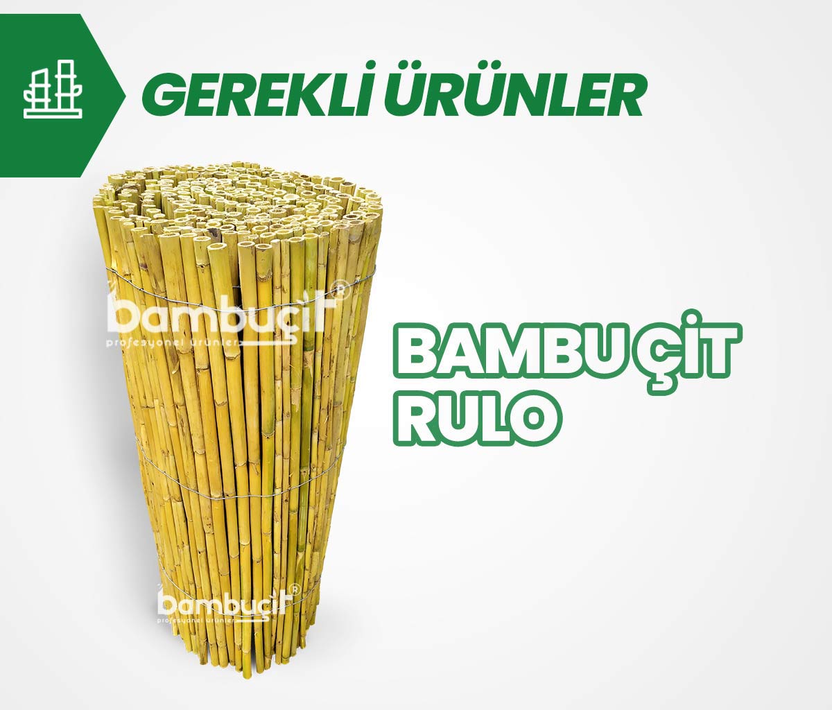 Bambu Çatı Kaplama Malzemesi