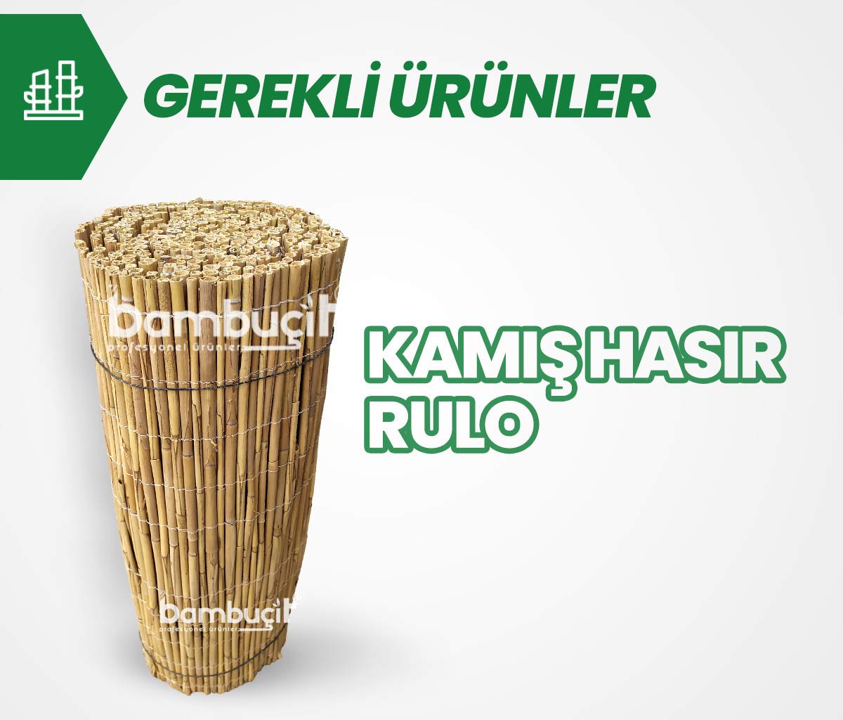 Hasır Gölgelik Malzemesi